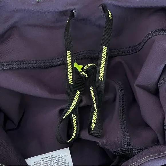 Nike Dri Fit Power Epic Run Crop Tights Workout Running Leggings Sz S - Picture 11 of 11